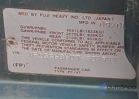 2007 Subaru Impreza Outback Sport из США, поврежденный, VIN JF1GG63607H804944